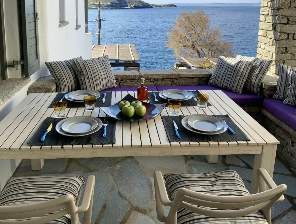 Aqua Blue, Only 100 Meters From The Beach Of Gialiskari Ioulis Εξωτερικό φωτογραφία